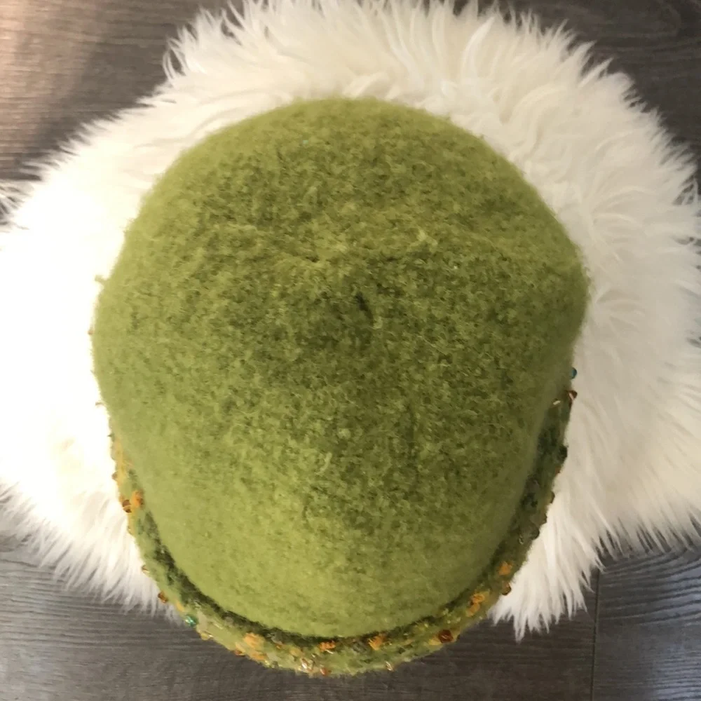 Vintage Green hat - Picture 3 of 7